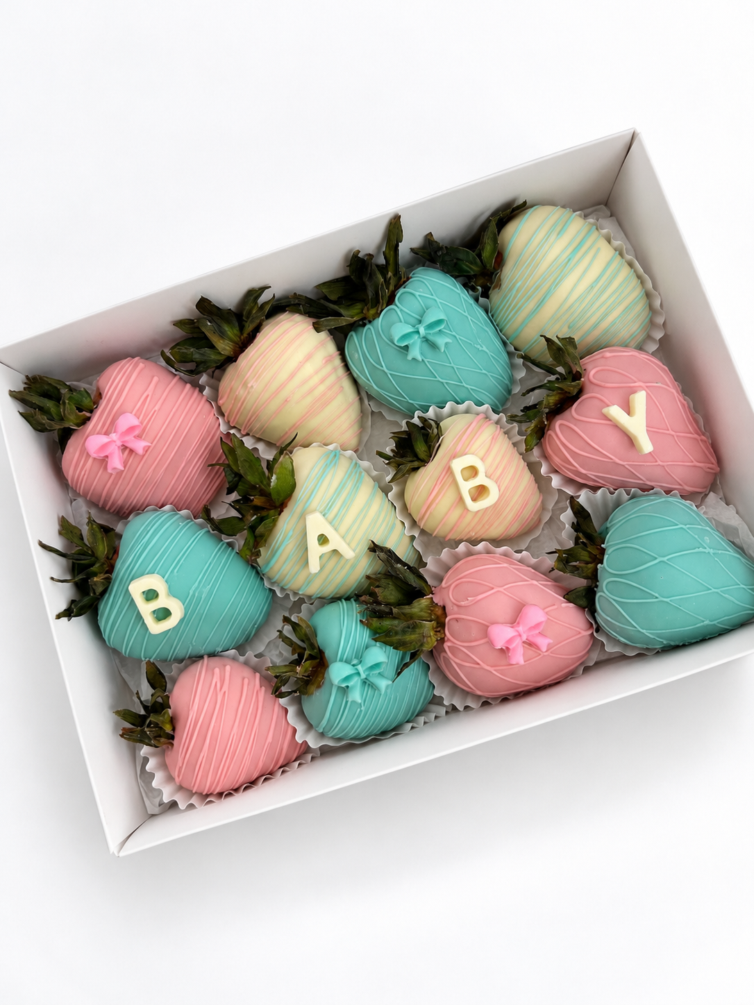 Baby Shower Chocolate-Covered Strawberries