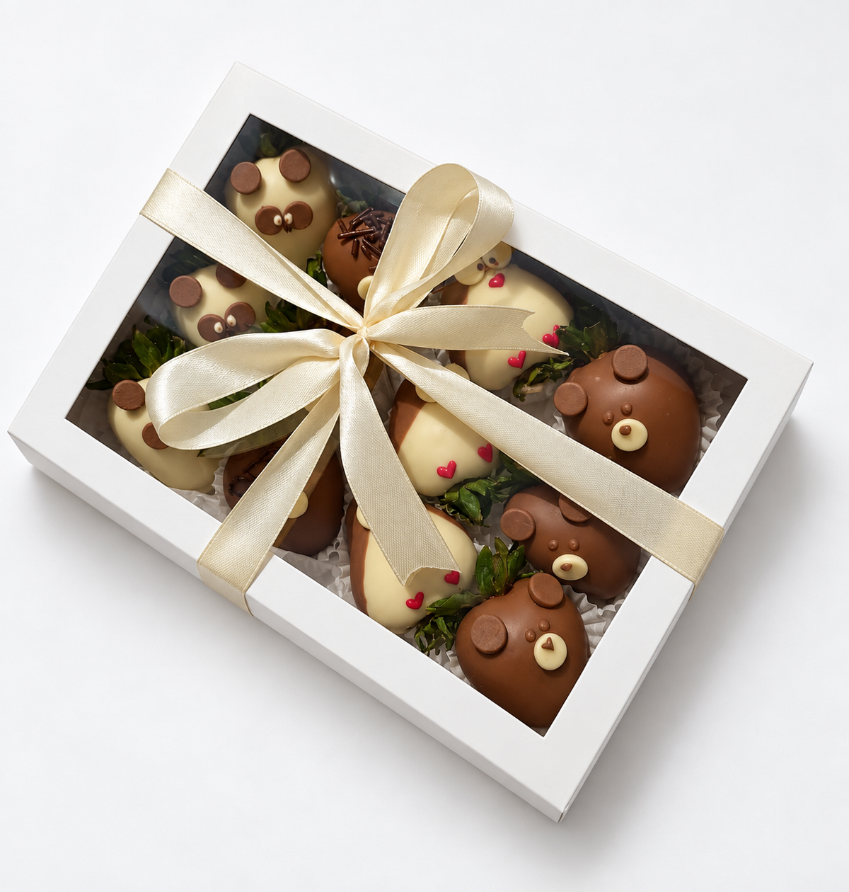 Cute Animal Chocolate-Covered Strawberries