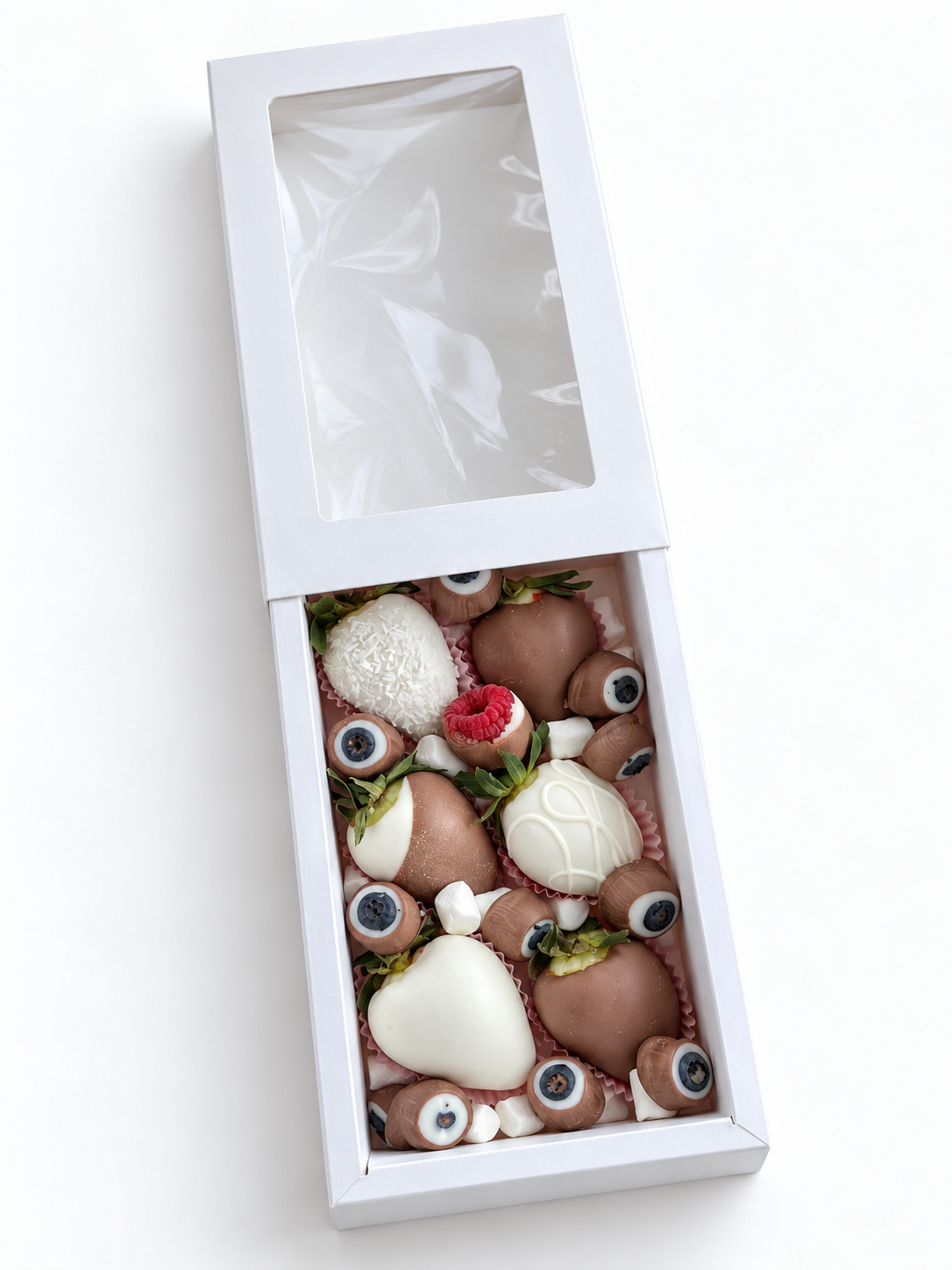 Half dozen chocolate dipped strawberries
