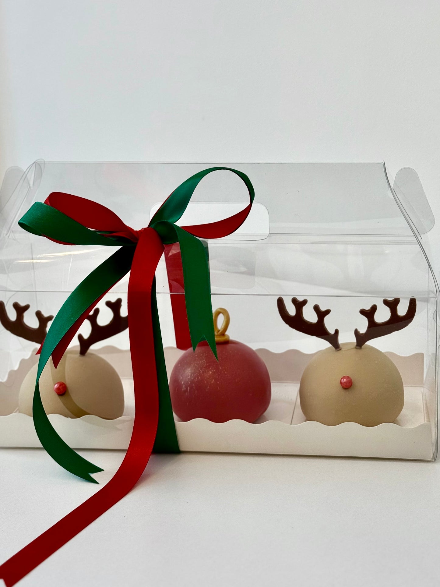 *Set of 3 Christmas Mousse Desserts – Holiday Dessert Trio Gift Box