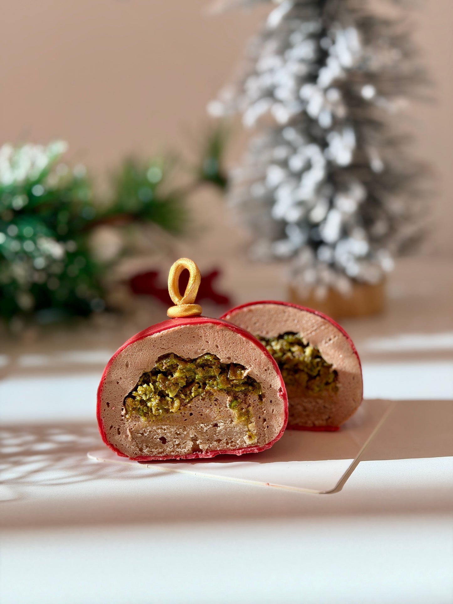 *Set of 3 Christmas Mousse Desserts – Holiday Dessert Trio Gift Box