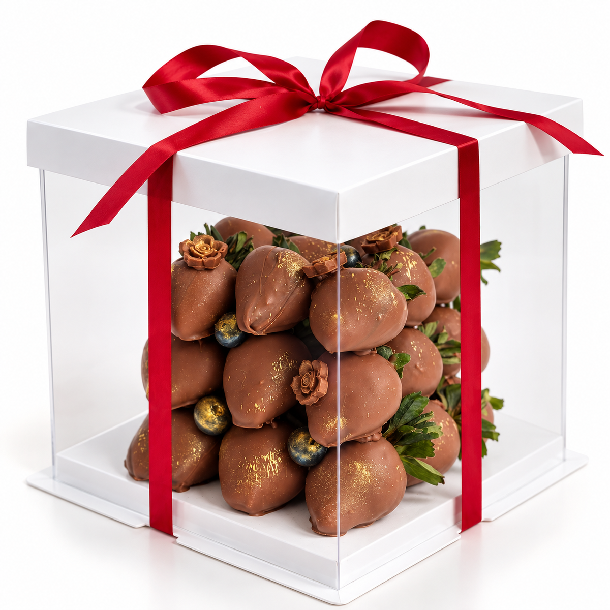Chocolate covered strawberry Cube
