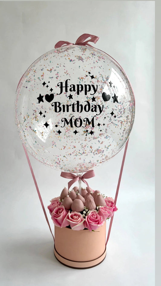 Mom's Birthday Surprise – Chocolate Strawberry Gift Set
