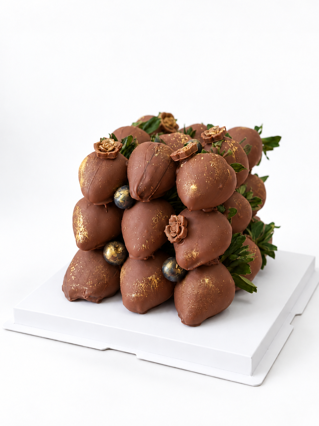 Chocolate covered strawberry Cube