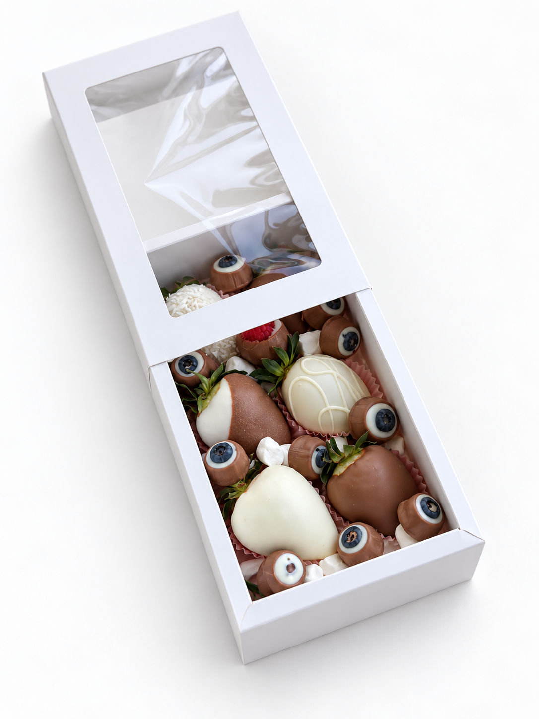 Half dozen chocolate dipped strawberries