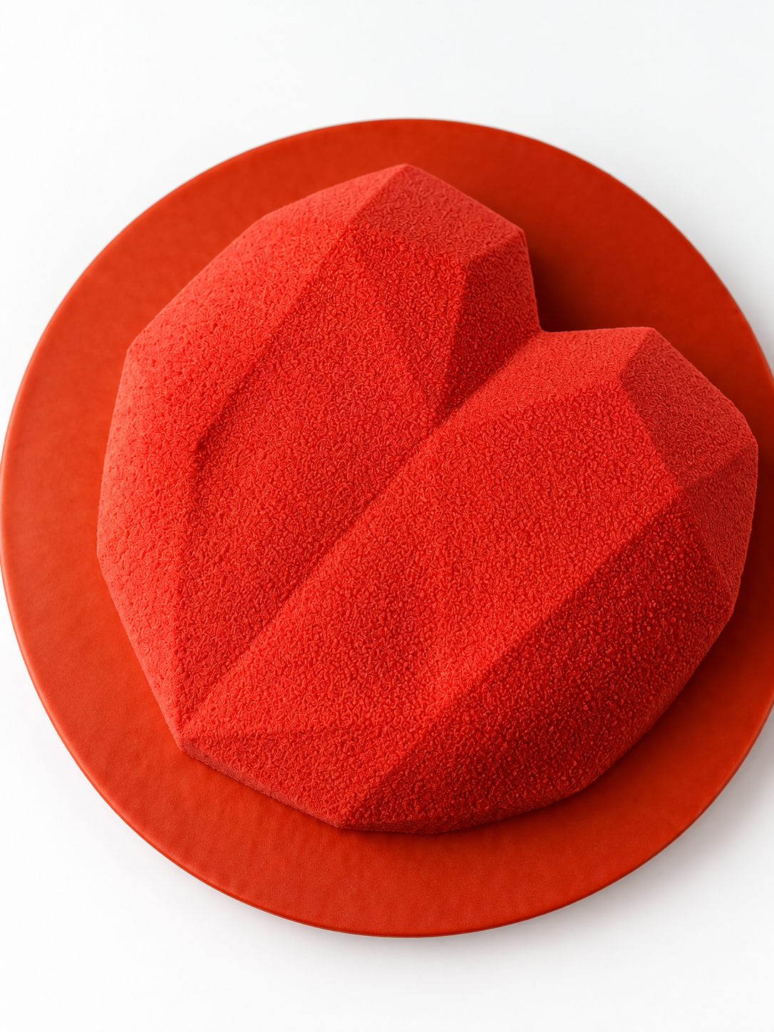 Mousse Heart Cake